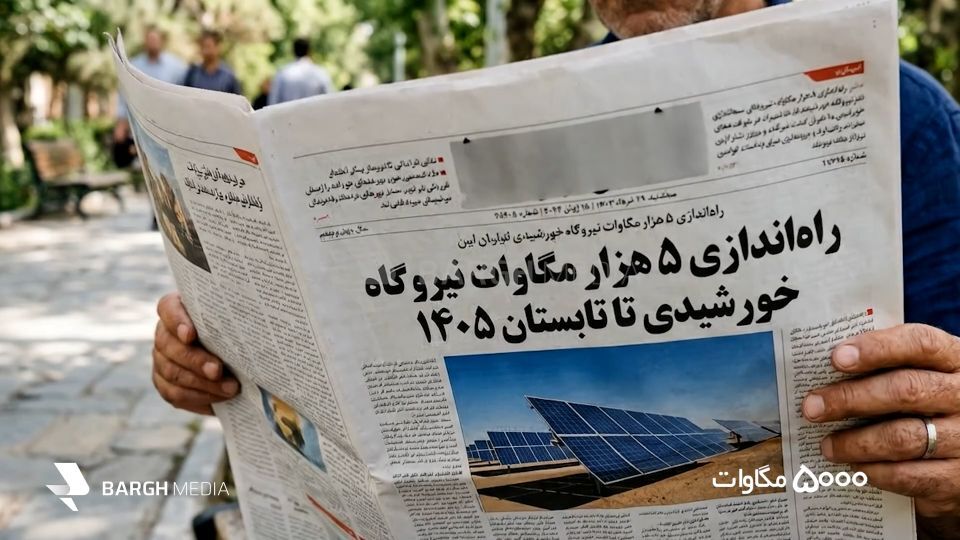 ۵۰۰۰ مگاوات برق خورشیدی؛ رویای سبز یا وعده تکراری؟