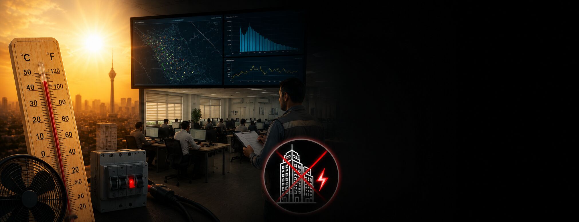 افزایش دما، تشدید نظارت؛ ادارات پرمصرف در معرض قطع برق